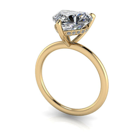 10kt yellow gold Engagement Ring Bel Viaggio Designs, LLC