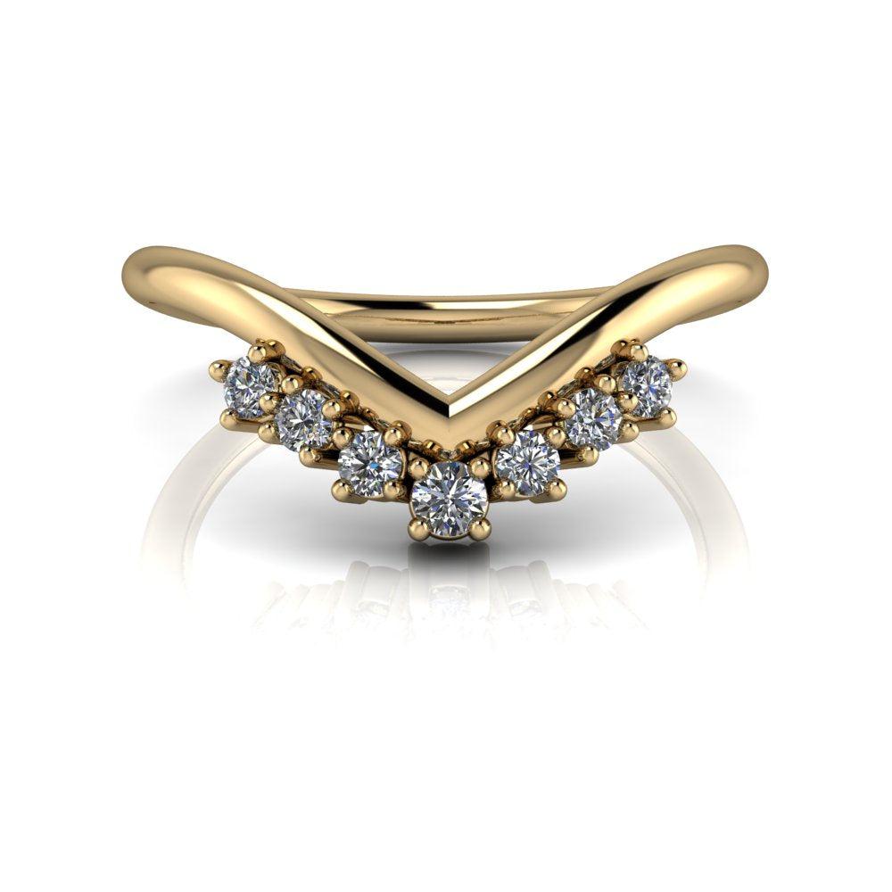 10kt yellow gold Engagement Ring Bel Viaggio Designs, LLC