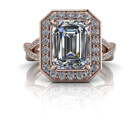 10kt rose gold Engagement Ring Bel Viaggio Designs, LLC