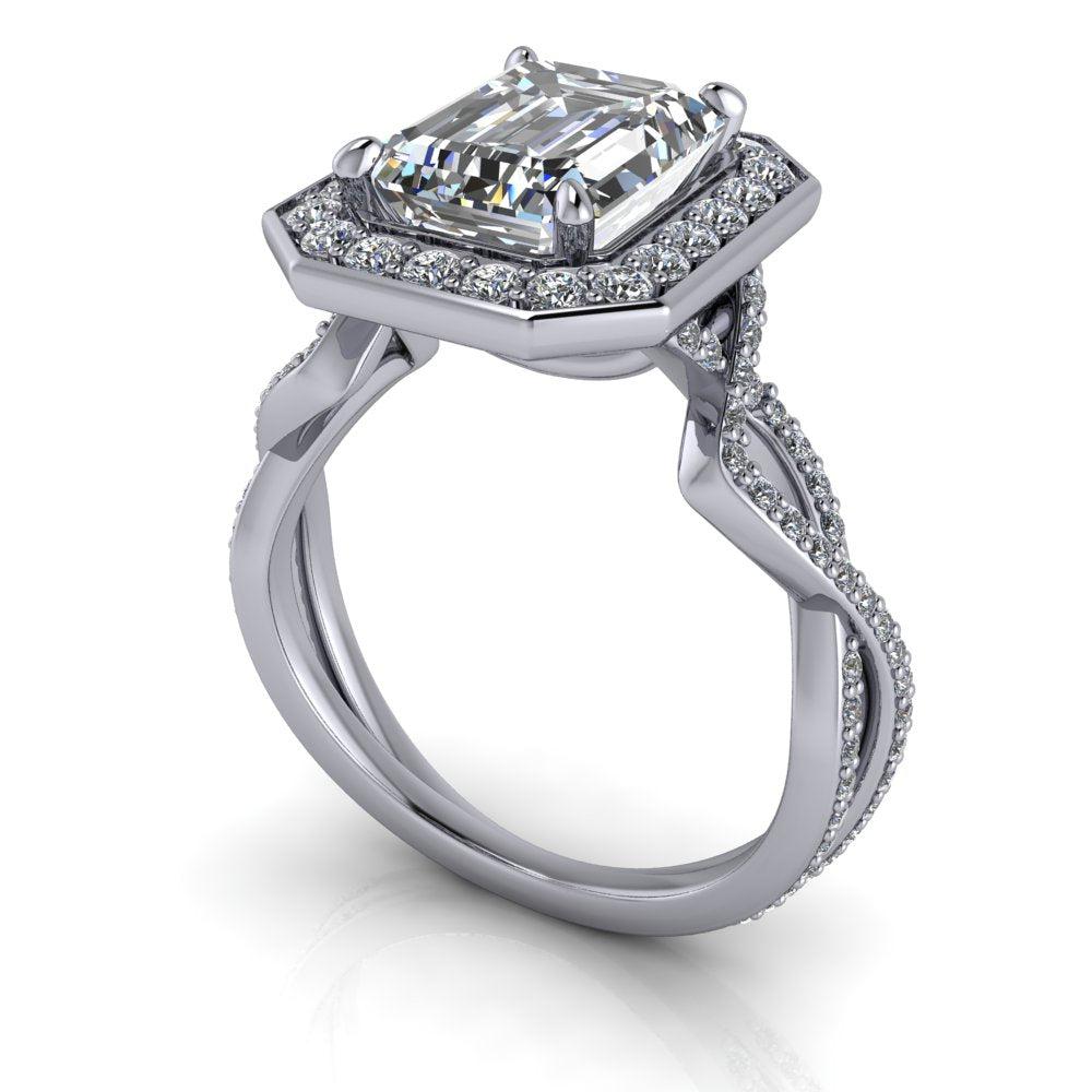 925 Silver Engagement Ring Bel Viaggio Designs, LLC