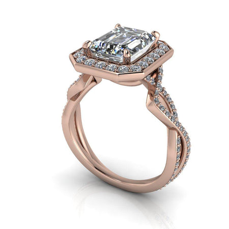 10kt rose gold Engagement Ring Bel Viaggio Designs, LLC