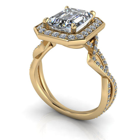 10kt yellow gold Engagement Ring Bel Viaggio Designs, LLC