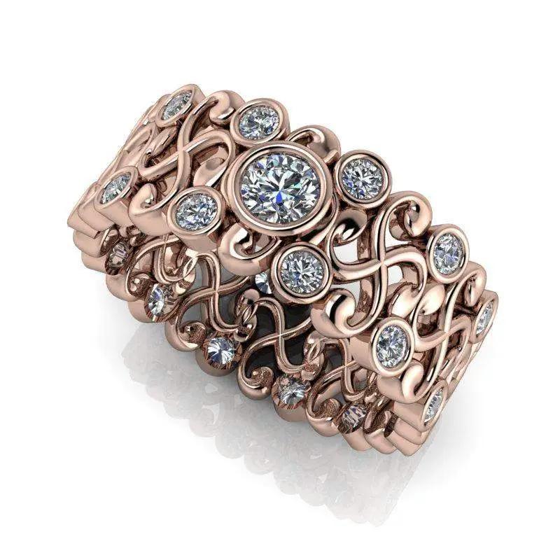 14kt rose gold Anniversary Ring Bel Viaggio Designs, LLC