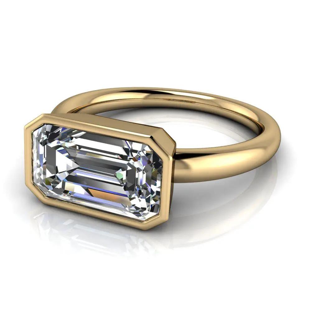 10kt yellow gold Engagement Ring Bel Viaggio Designs, LLC