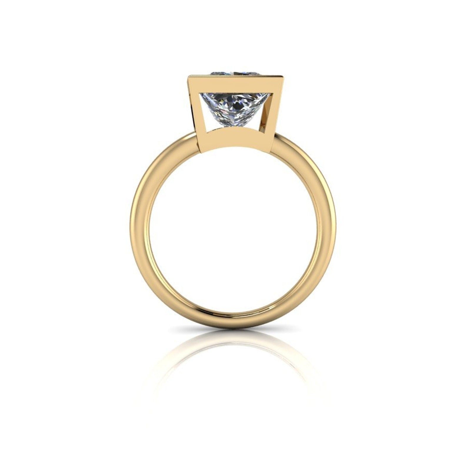 14kt white gold Engagement Ring Bel Viaggio Designs, LLC