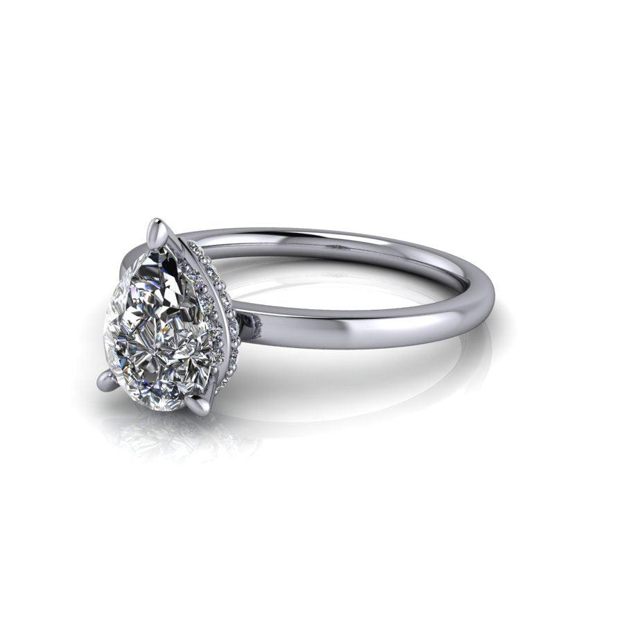 925 Silver Engagement Ring Bel Viaggio Designs, LLC