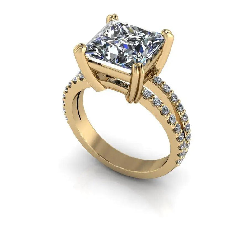 10kt yellow gold Engagement Ring Bel Viaggio Designs, LLC