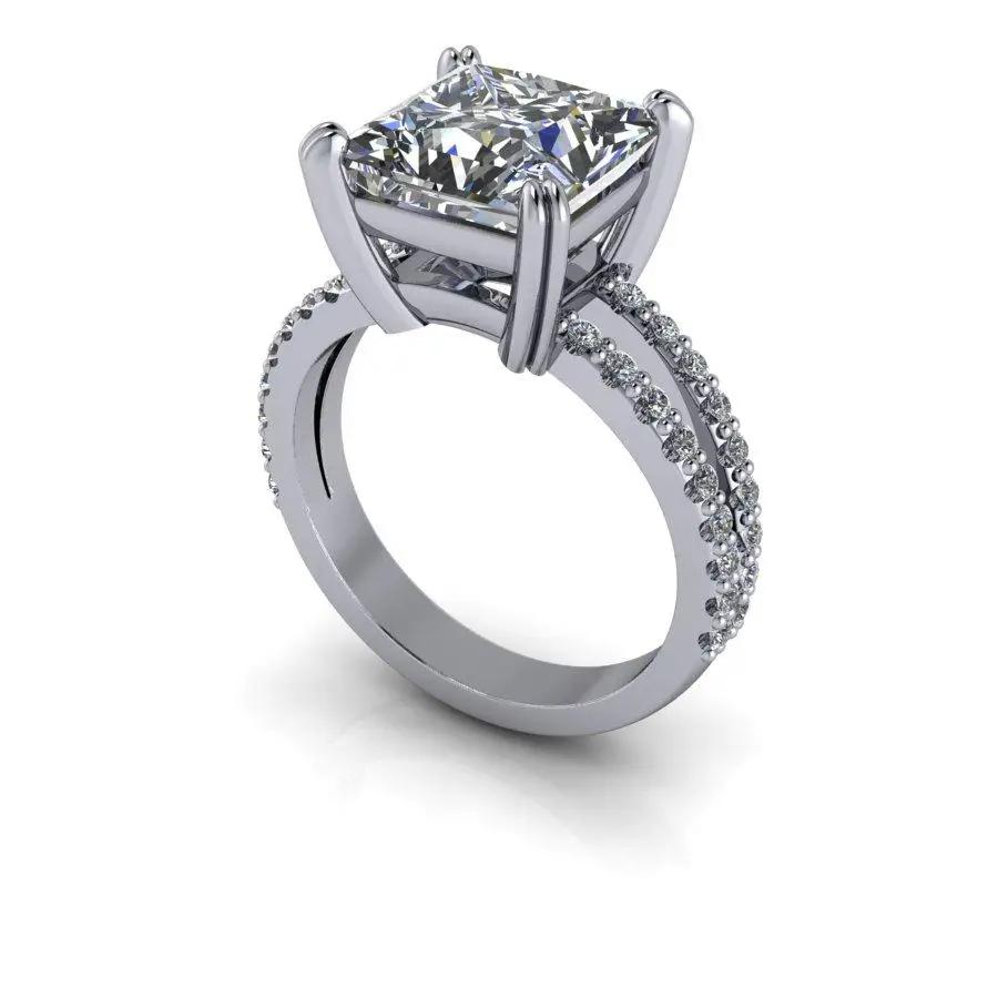 925 Silver Engagement Ring Bel Viaggio Designs, LLC